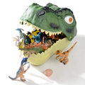 Dinosaur toy set for kids: tyrannosaurus rex, triceratops, and more - soft vinyl, realistic animal model figures