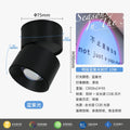 Black diameter 7.5cm [surface mounted] blue and purple spotlight 10w