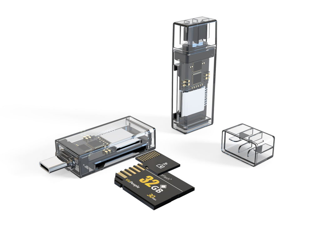 Cross-border wholesale usb card reader TFSD mobile phone camera high-speed 2-in-1 super compatible OTG high-speed transmission