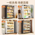 Home & office steel storage cabinet - multi-functional display shelf - bedroom, balcony, and living room storage - file cabinet