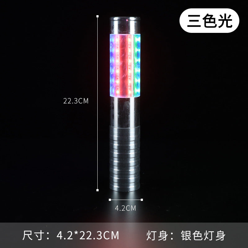 Cross-border led charging luminous flash stick bar KTV handheld flash stick wine extended atmosphere champagne stick wholesale