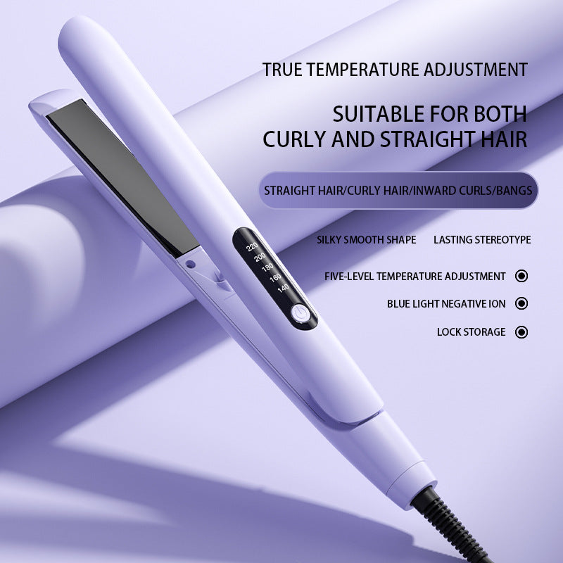 new arrival straightening comb - negative ion, gentle on hair, portable, straight & curl 2-in-1, lazy person's hair straightener - factory direct wholesale