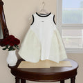 Girls' stylish sleeveless tank top princess dress -  summer new arrival - baby girl puffy patchwork mesh dress