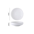 Minimalist and high-end ceramic bowls, plates, and dishes - creative, simple style for hotel restaurants, home use, western cuisine, steak plates, and dessert plates