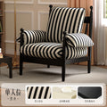 French red black chair casual sofa chair solid wood backrest for home designer medieval styleaccessible luxury lazy casual chair