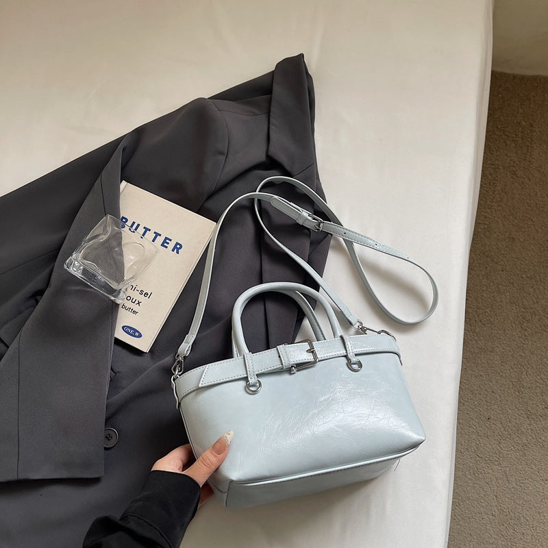 2026 spring new trendy women's bag dopamine minimalist tote bucket bag high-quality versatile large capacity crossbody bag