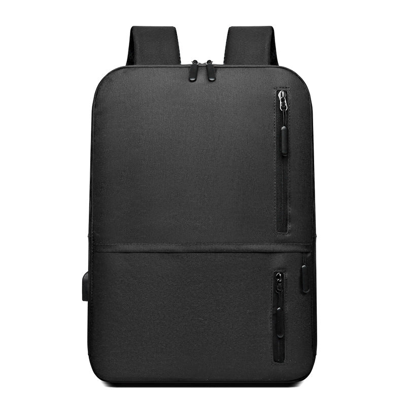 New Men's Oxford Cloth Business Commuter Computer Bag Large Capacity Business Travel Backpack Rechargeable USB Bag