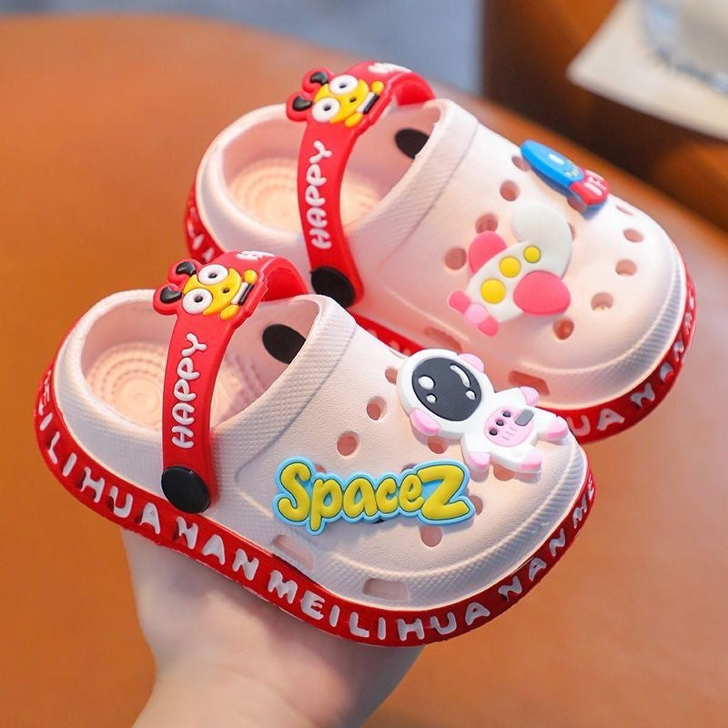 Eva kids' clogs - summer girls' indoor anti-slip cartoon boys' mid-to-large children's baby slippers & beach sandals