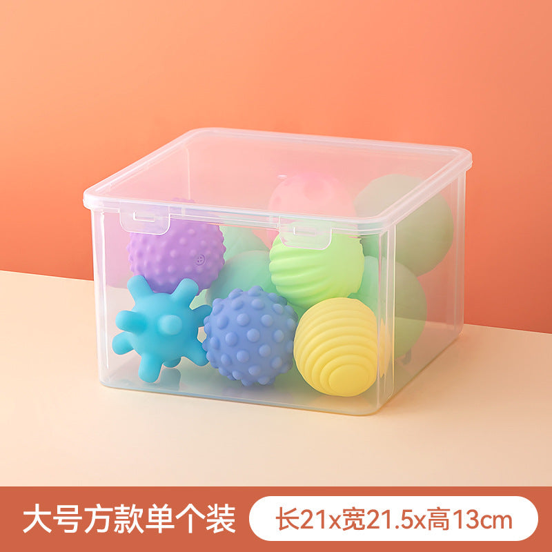 Dust-proof bottle storage box, molar stick, pacifier, baby teething glue storage box, Bite Bite Le fruit complementary food storage box