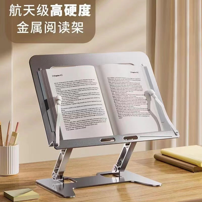 Multifunctional reading stand - desktop book holder for students - wooden tablet stand for kids - study shelf