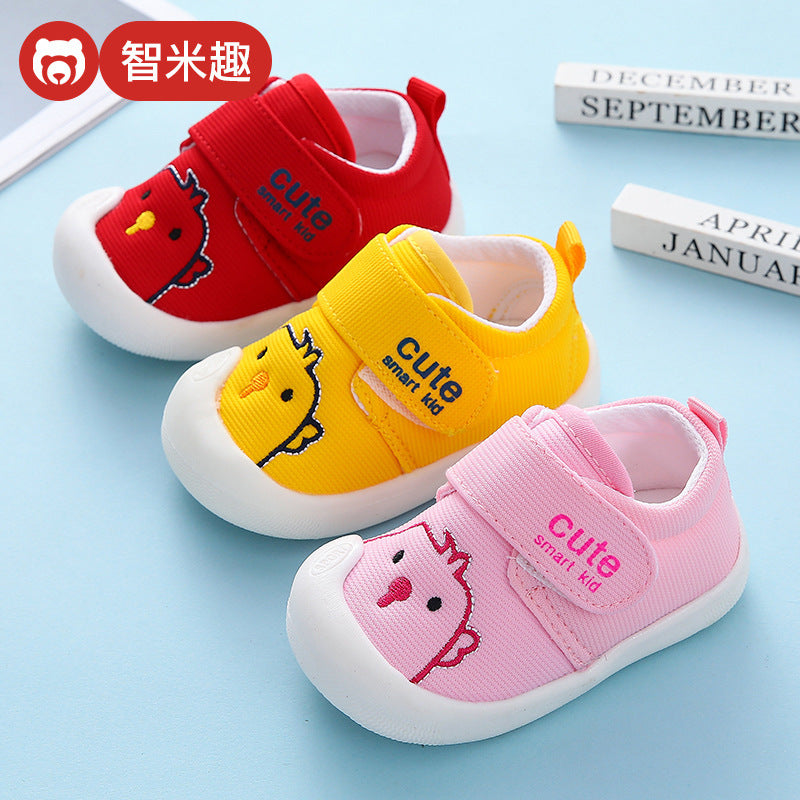 autumn collection: new fall toddler shoes for baby girls (0-1-3 years) - fabric spring/autumn first walker shoes for baby boys