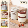 Student insulated lunch box, office worker bento box, stainless steel lunch container, soup jar, microwaveable, portable