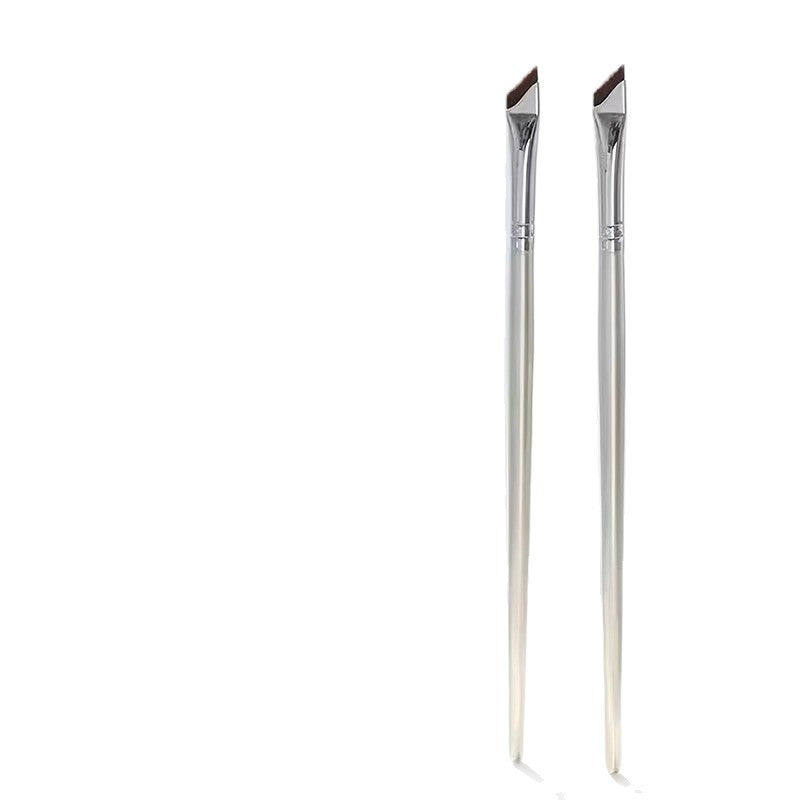 New angled blade eyeliner brush - sickle flat ultra-thin fine tip - eyelid to under eye (aegyo sal) brush - makeup brush beauty tool