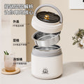 New 304 stainless steel insulated lunch box double-layered pot for office workers with rice bucket multi-layered compartment without odor gift