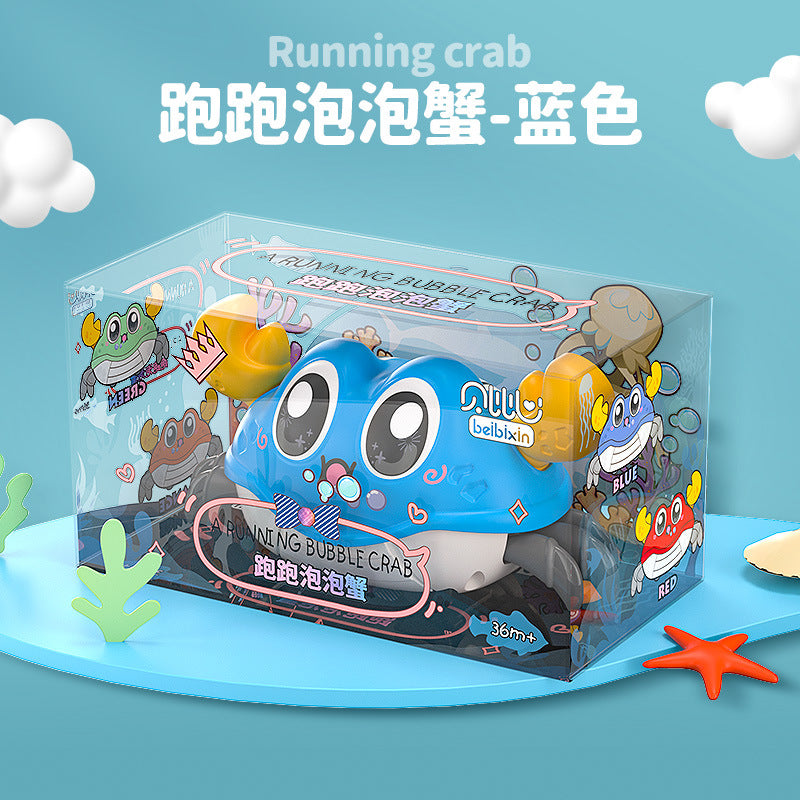 Kids' two-way pull-back car - durable, inertia-powered, crab-themed toy for baby boys - educational crawling cartoon toy