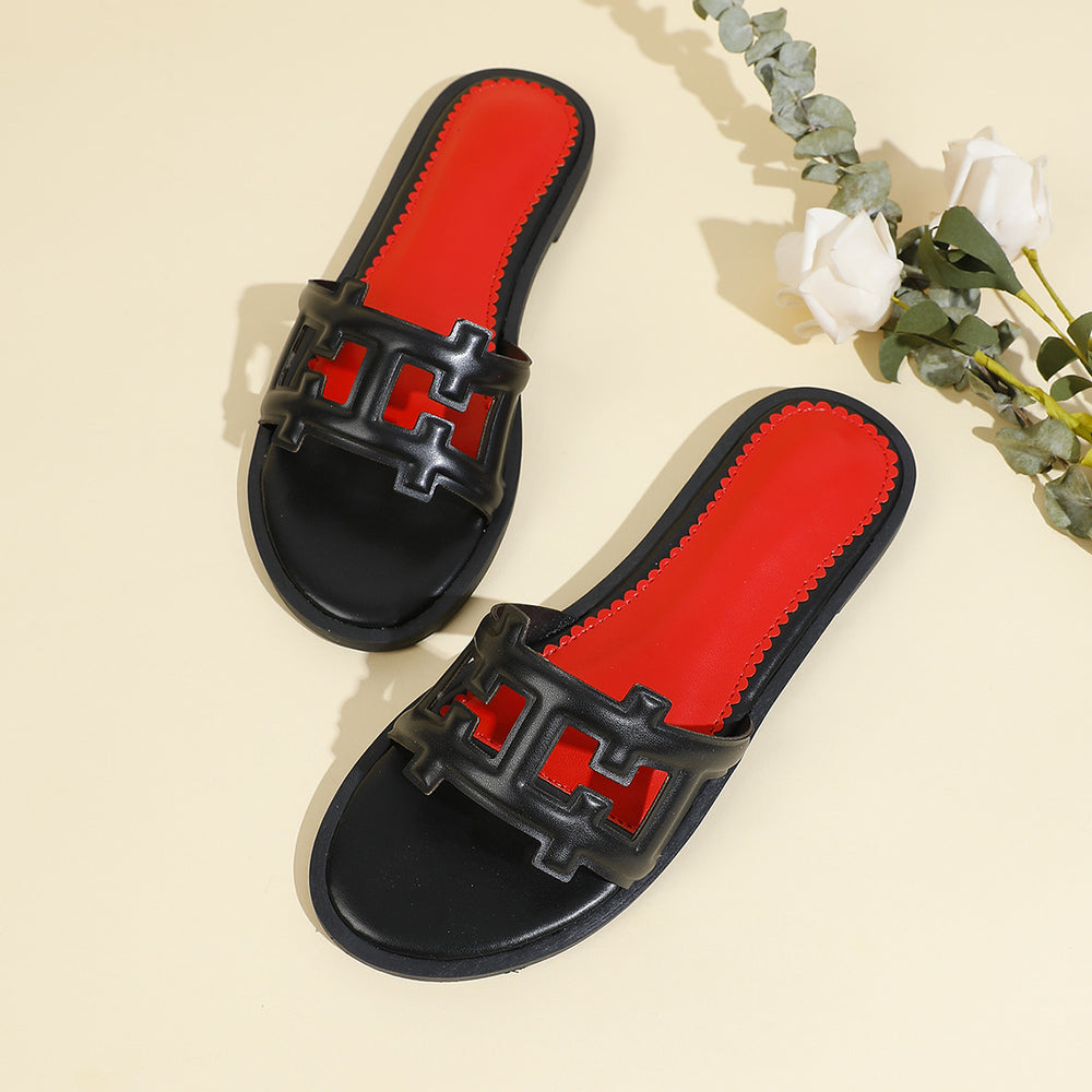 European and american middle eastern hollow-out heeled thong sandals - premium new style slippers for outdoor wear, fun vacation vibes, summer