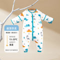 Baby sleeping bag - spring, autumn, and winter - baby legged sleep sack - anti-kick blanket - kids' thickened pure cotton gauze - all-season use