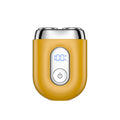 Magnetic floating head mini alloy electric shaver - fully washable, quick charge, portable, car shaver - wholesale