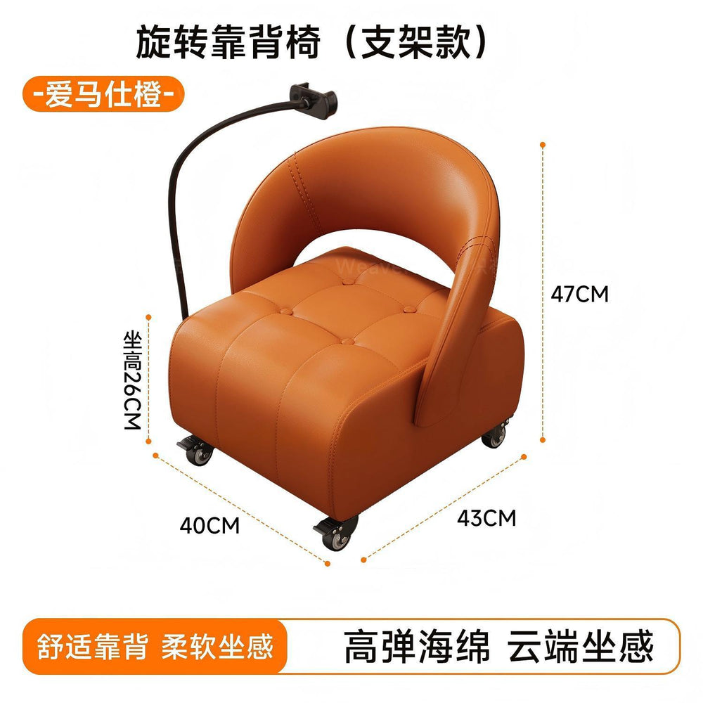 Universal rotating shoe stool small stool living room for home feeling pulley small bench sofa stool shoe changing back chair slip stool