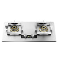 Onami stainless steel honeycomb scratch-resistant gas stove double burner for home use, all-copper direct injection, compatible with natural gas, lpg, and propane