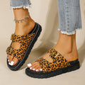 Exportthick sole slippersfashionnew arrival double-breasted slip-on sandals birkenstock summerplus size slippers beach women's shoes