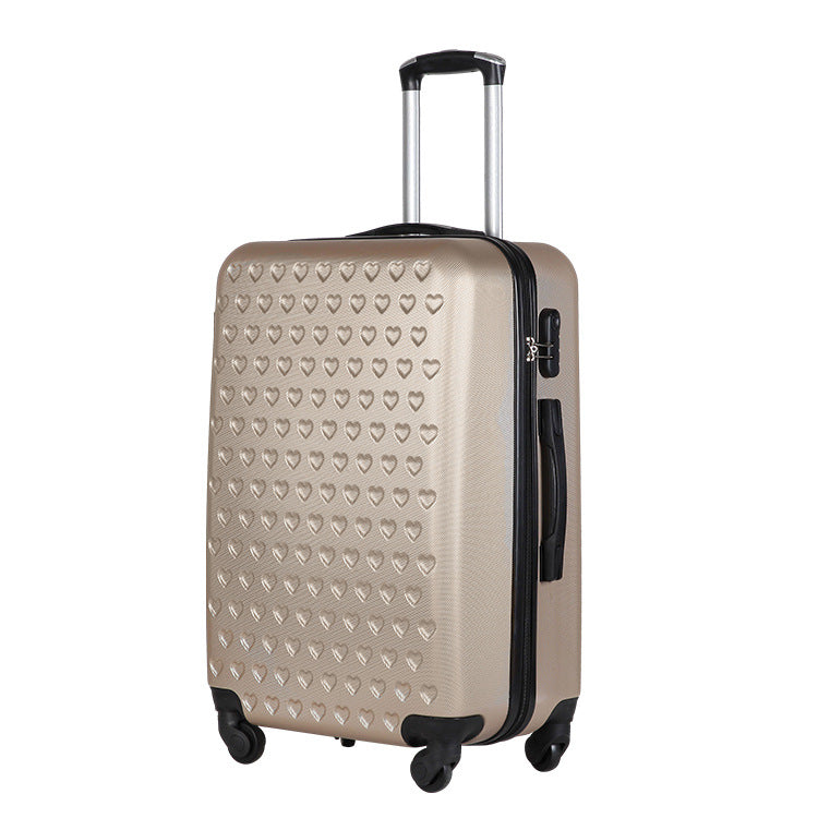 Foreign trade six-piece trolley case, suitcase,  wholesale, universal wheel gift box manufacturer, multi-piece set, password bag.