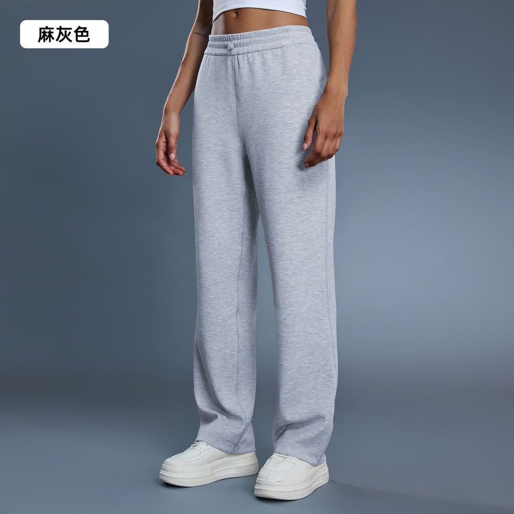 Fall and wintercasualstraight-leg pants air layer running sports pants women's looseslimming lookeasiest for matchloose pantsdaw167