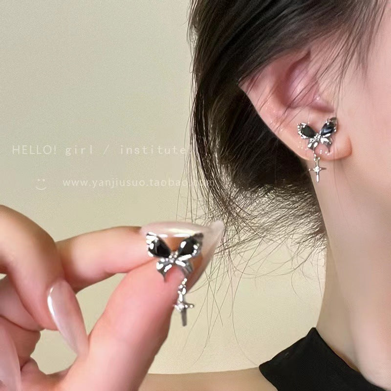 Ins pearl earrings for women niche styleaccessible luxuryeasiest for match earrings pendant classyretroelegant earrings 925 silver needle wholesale