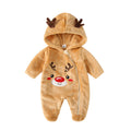 infant thickened romper winter baby crawling suit animal design thick jumpsuit baby clothes