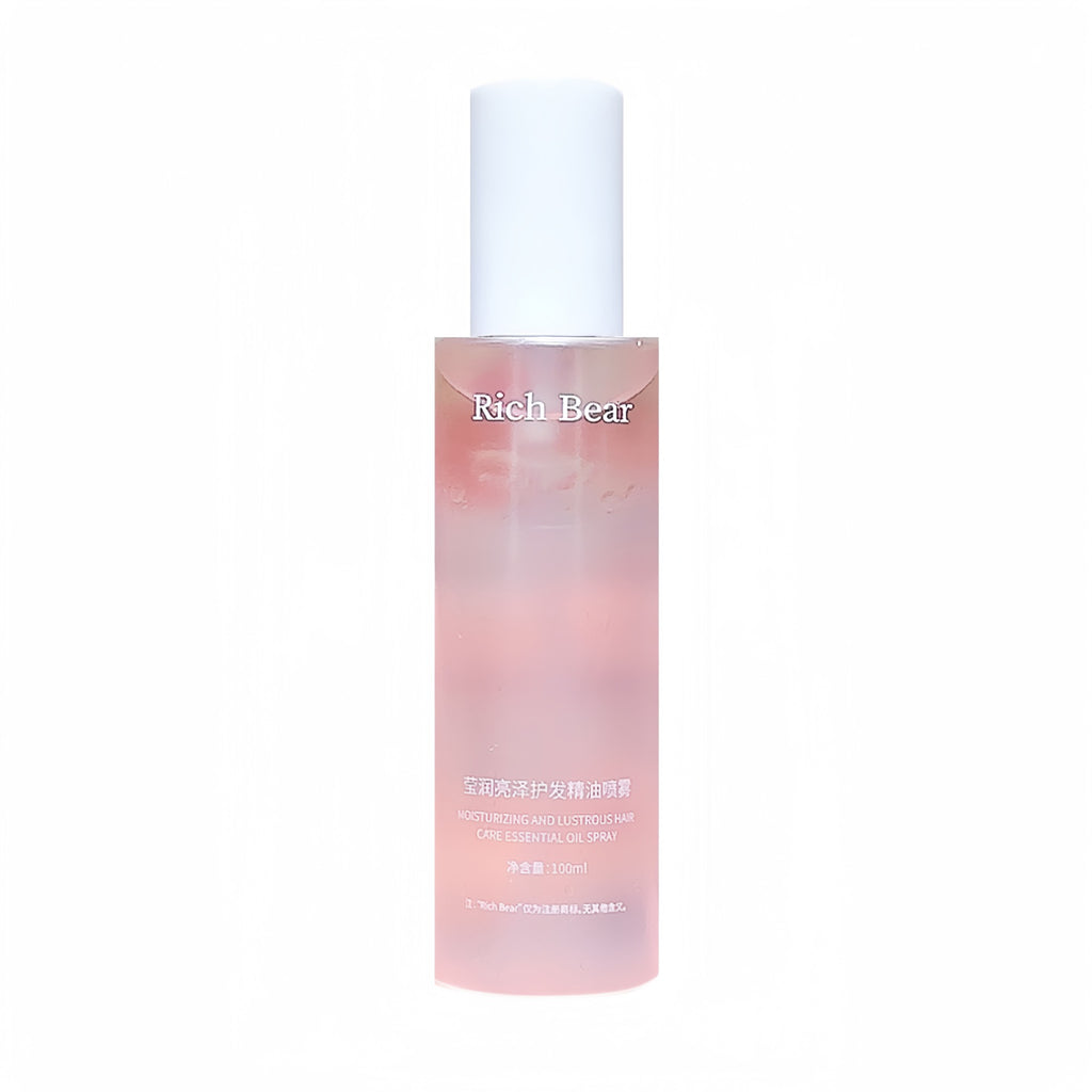 Rich Bear radiant and shiny hair care essential oil spray modeling primer fluffy water fluffy liquid hair styling spray