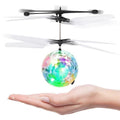 popular sensor suspended flying ball remote control crystal ball colorful light resistant sensor flying toy wholesale