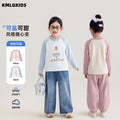 autumn new arrivals: korean style long-sleeve cartoon t-shirt for little girls - sweet and stylish base layer