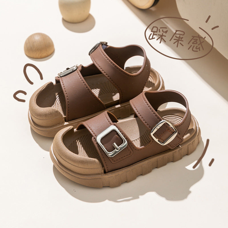 Girls' sandals: new  summer collection - non-slip, soft-soled, velcro-closure sandals for girls (toddler to big kid) - perfect for beach and everyday wear