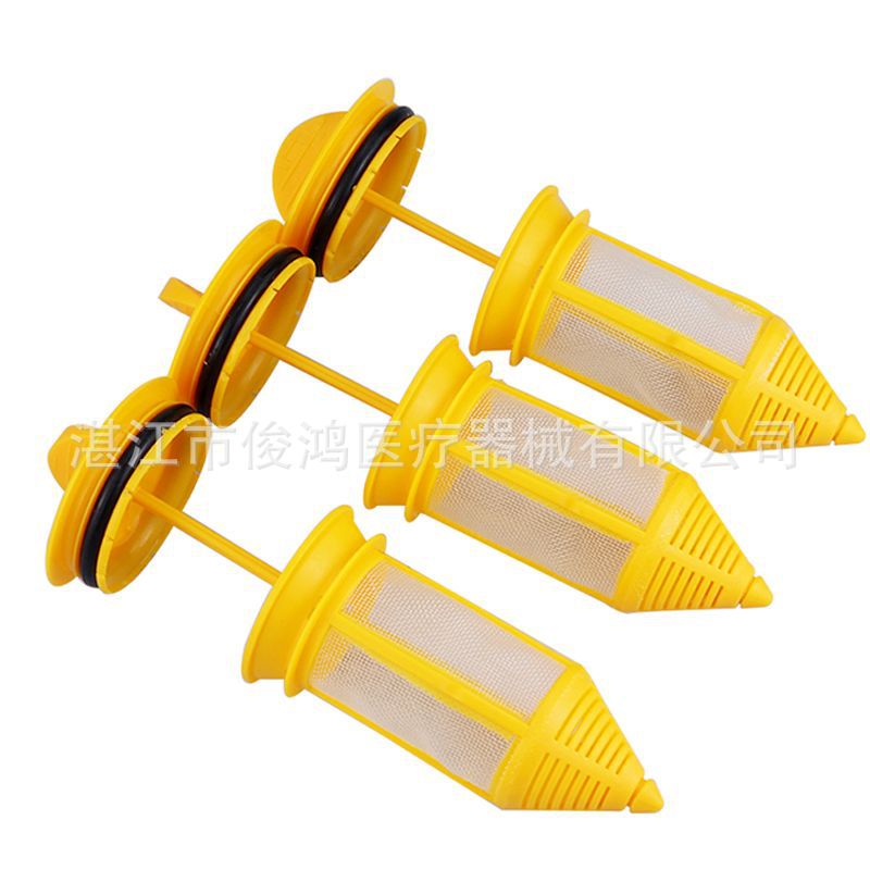 dental chair filter, dental chair strong suction filter mesh, weak suction yellow mesh, a complete set of plastic accessories materials,