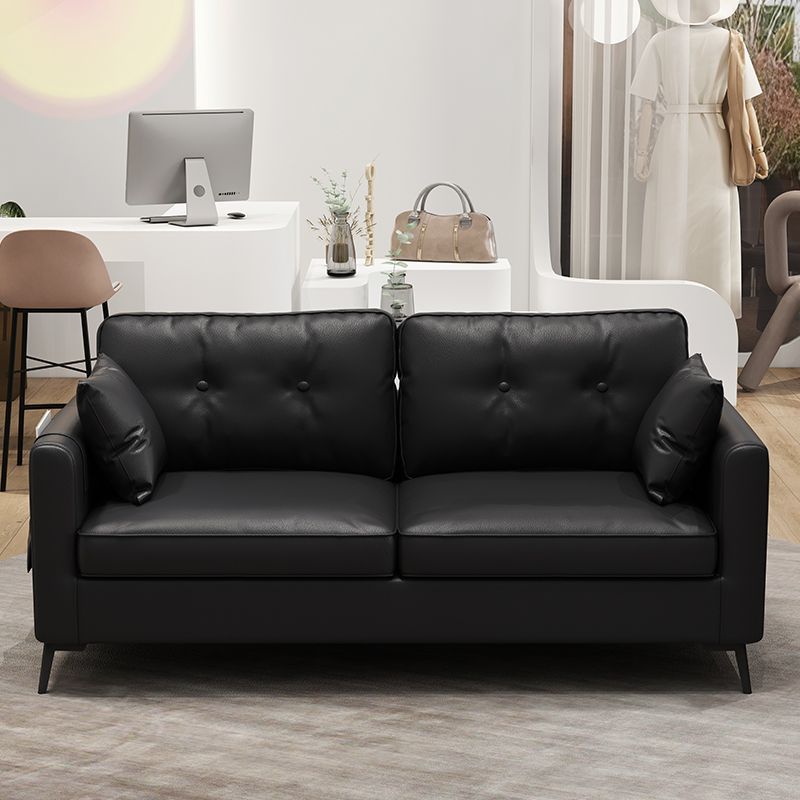 Sofa living room small apartment casual modern office business reception clothing store apartment italian leather sofa