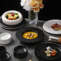 Rock pattern artistic conception cold dish plate creative classy sense hotel restaurant asymmetrical plate private dish ceramic tableware