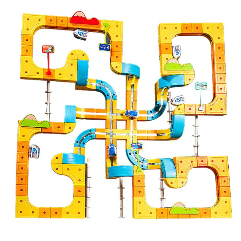 New arrival: bestselling children's educational magnetic track train set - assemble & play! high-speed rail, magnetic building blocks, perfect toy for boys