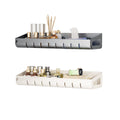 Suction cup shelf - bathroom vanity organizer, wall-mounted, no drilling required, toilet & washroom storage rack
