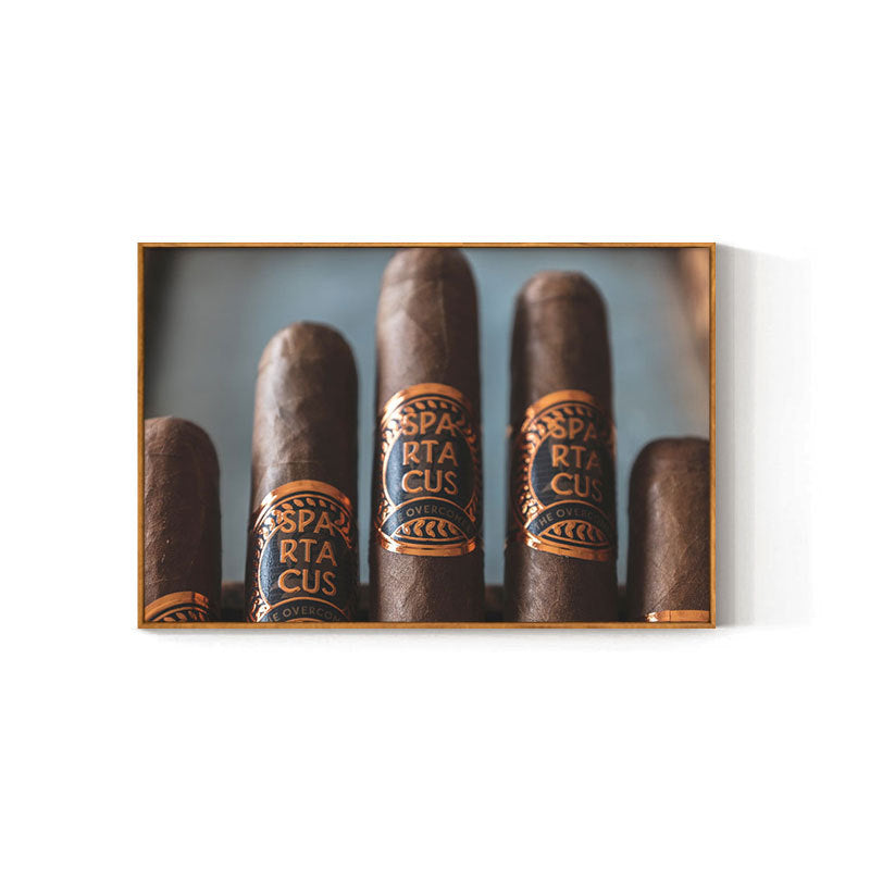 Cigar bar hanging painting American bar high-end club nightclub box wall decoration painting whiskey tobacco and alcohol shop mural