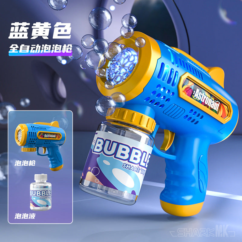 new space-themed automatic bubble machine - kids' toy, handheld bubble blower for boys and girls, birthday gift