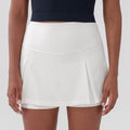 Fashion tape tight elastic yoga shorts a-line sports skirt golf skirt high waist sports skirt