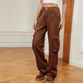 European and american cross-border european and american independent station  new american retro elastic waist denim overalls casual pants for women
