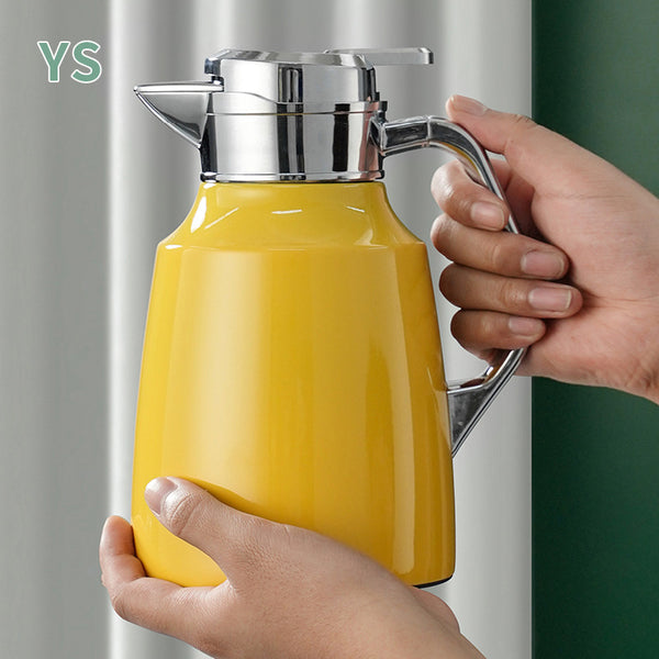 Kettle, Hotel Stainless Steel Coffee Pot Household Vacuum Kettle with Tea Leak Thermos, Thermos Pot