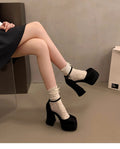 Petites wedding shoes bridal shoes wedding dress handy gadget thick solewaterproof thick heel 12cm high heels hosting performance banquet