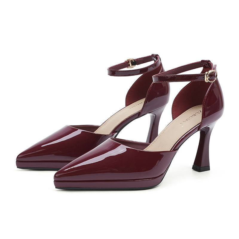 Sexy pointed-toe stiletto heels, open-back platform sandals – comfortable and stylish