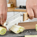 Stainless steel onion chopper, onion slicer, vegetable shredder, multi-purpose grater, kitchen gadget