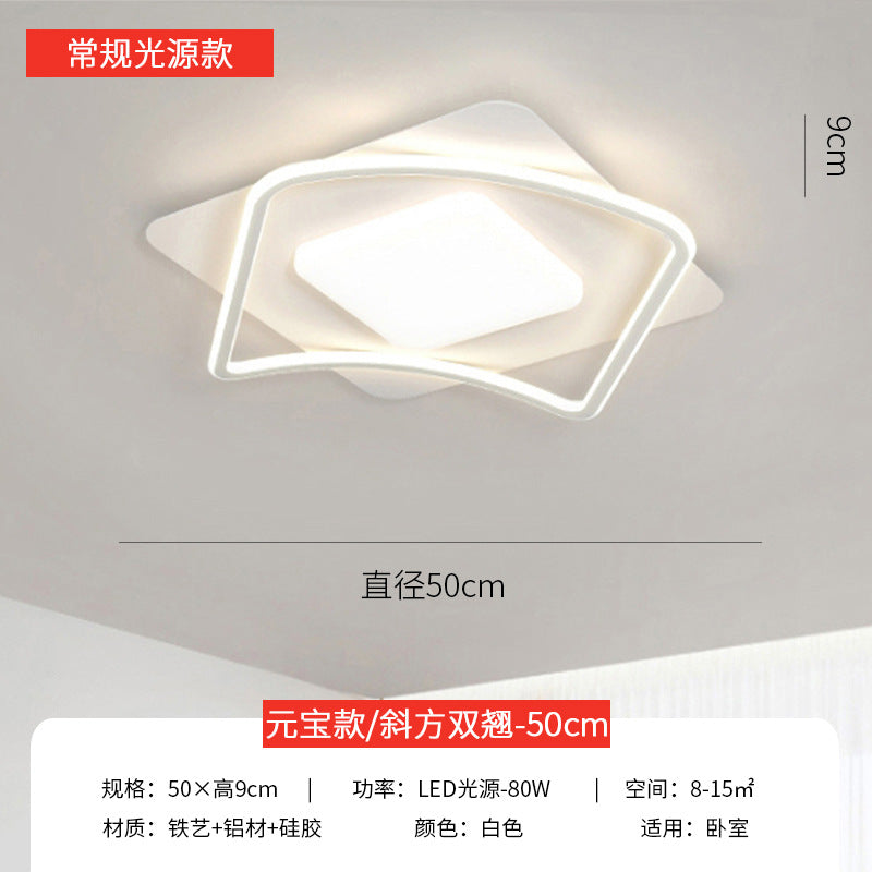 LED living room ceiling light cream wind living room main light bedroom light whole house home decoration lighting fixtures Zhongshan full spectrum