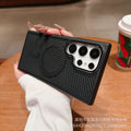 Premium mesh cooling magnetic case for samsung s26 ultra, honeycomb breathable mesh, skin-feel anti-drop for s24/s23