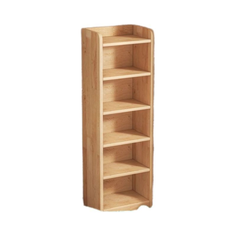 Solid wood bookshelf living room simple floor bookcase student storage rack children's home multi-layer bedroom storage cabinet