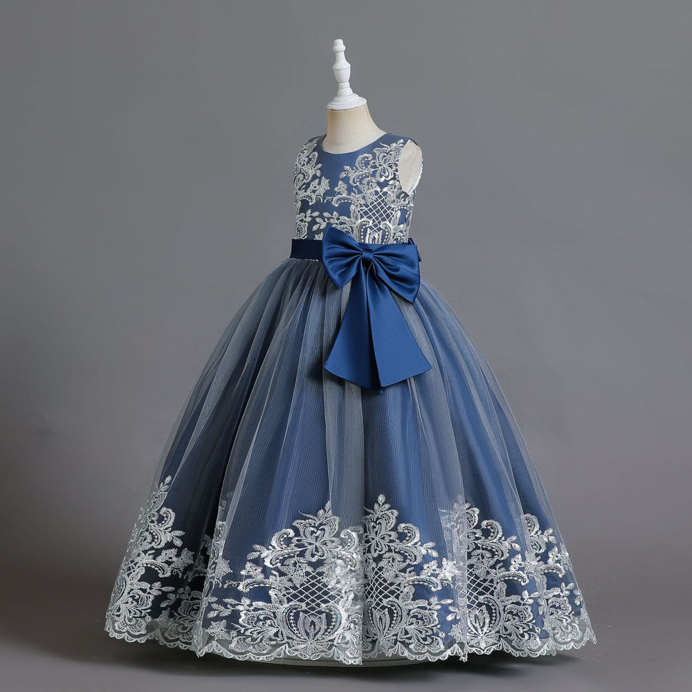 new children's wear: girls' mesh lace princess dress - perfect for piano recitals and flower girl dresses